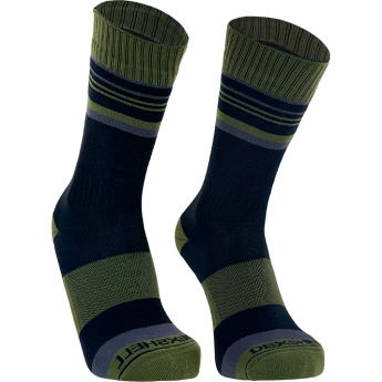 Водонепроницаемые носки DEXSHELL THERMLITE 2.0 черный/оливковый M (39-42)
