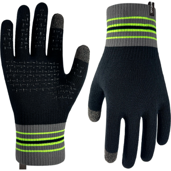 Водонепроницаемые перчатки DEXSHELL ULTRA THIN RUNNING GLOVES черный/серый/зеленый M